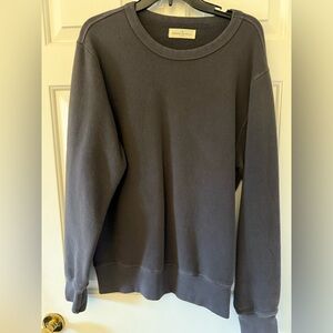 Imogene + Willie French Terry, charcoal gray sweatshirt, new without tag, size L